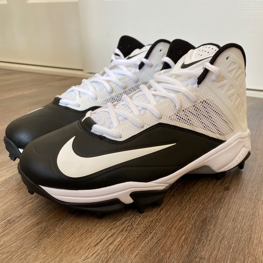 NEW Nike Zoom Code Elite White/Black Cleats - Picture 4 of 6
